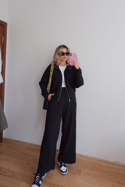 Cepli eşofman takımı