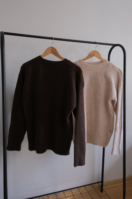 Yumuşak Dokulu Kahverengi Kadın Kazak – Sonbahar & Kışın Vazgeçilmezi | Seen by Solé